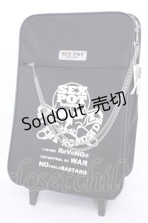 画像: SEX POT ReVeNGe / キャリーケース  ブラック O-25-08-02-1042-SP-BG-IG-OS