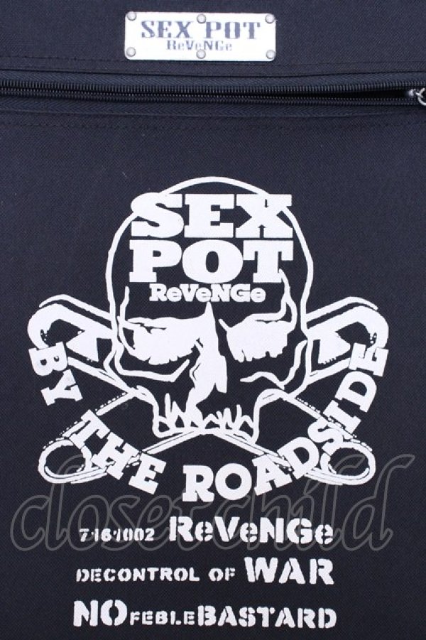 画像2: SEX POT ReVeNGe / キャリーケース  ブラック O-25-08-02-1042-SP-BG-IG-OS (2)