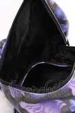 画像4: LISTEN FLAVOR / 幻のウサギ総柄バックパック  ブラック×ブルー×パープル O-25-08-02-1006-PU-BG-IG-OS (4)