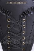 画像2: ATELIER PIERROT / "Nocturnal Grave" Vampire's Coffin Bag バッグ  ブラック×ブルー O-25-08-02-1007-EL-BG-IG-OS (2)