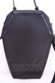画像3: ATELIER PIERROT / "Nocturnal Grave" Vampire's Coffin Bag バッグ  ブラック×ブルー O-25-08-02-1007-EL-BG-IG-OS (3)