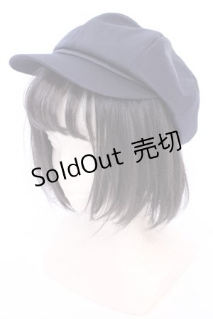 画像: axes femme POETIQUE / 無地キャスケット帽 57.5cm ネイビー O-25-08-02-1011-AX-AC-IG-ZT335