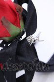 画像2: metamorphose / 薔薇コサージュセット  レッド O-25-08-02-1020-ME-AC-IG-OS (2)