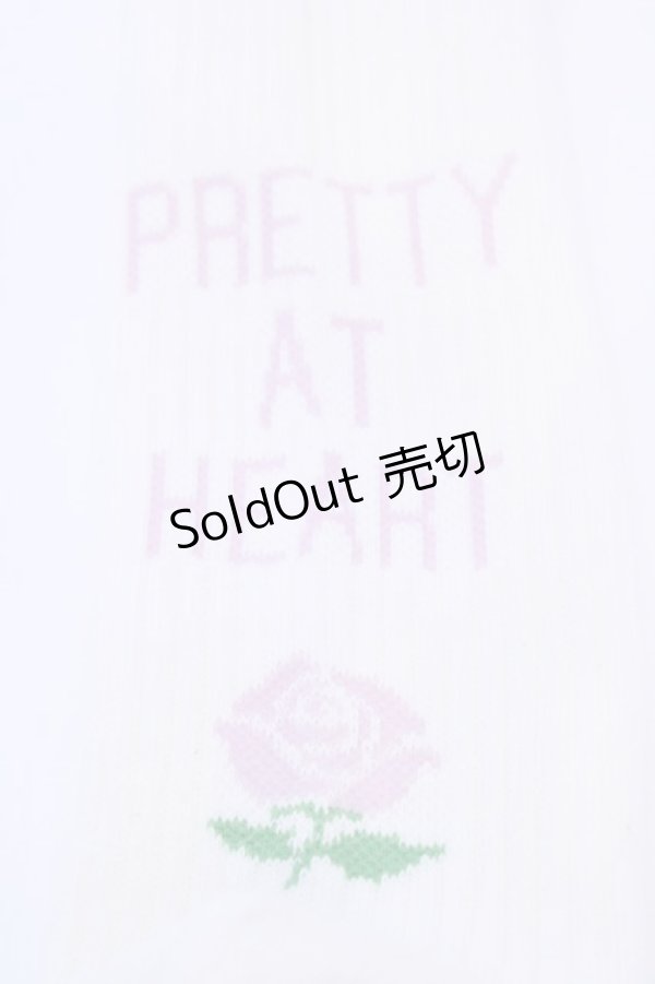 画像2: Katie / PRETTY AT HEART skate socks ソックス  シロ×ピンク O-25-08-02-1022-LO-ZA-IG-ZT450 (2)