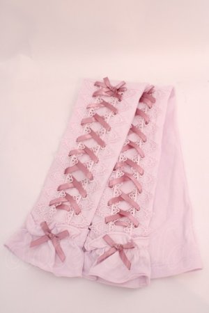 画像: axes femme POETIQUE / レースアップＵＶグローブ  ピンク O-25-08-02-1027-AX-ZA-IG-OS