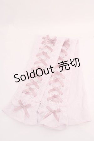 画像: axes femme POETIQUE / レースアップＵＶグローブ  ピンク O-25-08-02-1027-AX-ZA-IG-OS