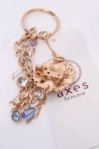 画像2: axes femme / 紫陽花ブローチバッグチャーム  ゴールド O-25-08-02-1032-AX-ZA-IG-OS (2)