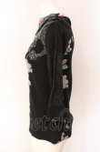 画像2: gouk / 龍プリント和柄切替カットソー  ブラック×パープル O-25-08-02-069-GO-TO-IG-OS (2)