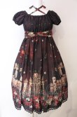 画像1: Enchantlic Enchantilly / 幻影薔薇城〜コウモリ公爵からの招待状〜ワンピース  赤い夜 O-25-08-02-008-LO-OP-OW-OS (1)