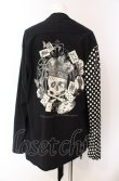画像3: HELL CAT PUNKS / スカルptカットトッパーカーディガン  ブラック O-25-08-02-095-PU-TO-IG-OS (3)