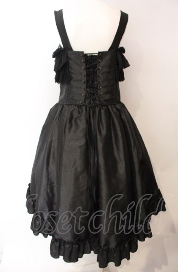 画像5: ATELIER PIERROT / Secret Chamber Corset 　ジャンパースカート 2 ブラック×ゴールド O-25-08-02-013-EL-OP-IG-OS (5)