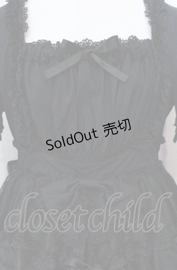 画像2: metamorphose / ラッパ袖ベビードール（2007）  クロ オーガンジー O-25-08-02-016-ME-OP-IG-OS (2)