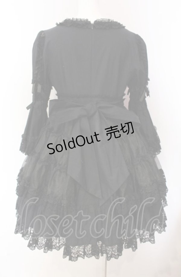 画像5: metamorphose / ラッパ袖ベビードール（2007）  クロ オーガンジー O-25-08-02-016-ME-OP-IG-OS (5)