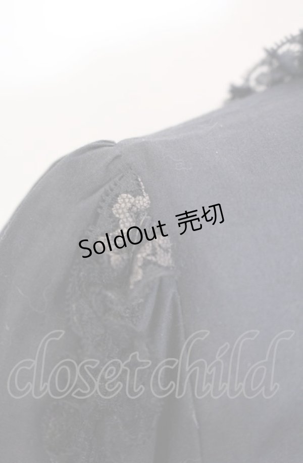 画像6: metamorphose / ラッパ袖ベビードール（2007）  クロ オーガンジー O-25-08-02-016-ME-OP-IG-OS (6)