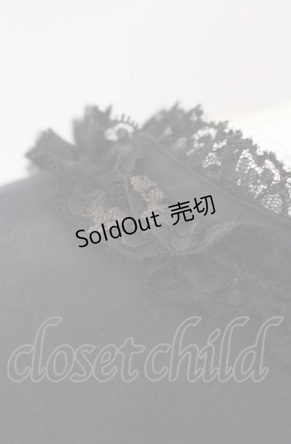 画像7: metamorphose / ラッパ袖ベビードール（2007）  クロ オーガンジー O-25-08-02-016-ME-OP-IG-OS (7)