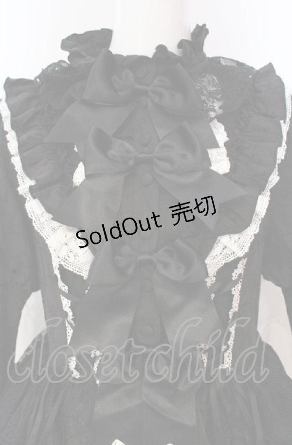 画像2: Hoshibako Works / シャルロット デコラティヴワンピース  クロ×シロ O-25-08-02-017-LO-OP-IG-OS (2)