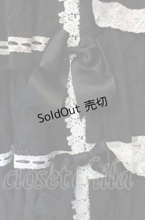 画像3: Hoshibako Works / シャルロット デコラティヴワンピース  クロ×シロ O-25-08-02-017-LO-OP-IG-OS (3)