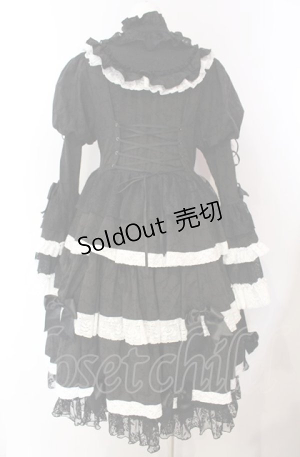 画像5: Hoshibako Works / シャルロット デコラティヴワンピース  クロ×シロ O-25-08-02-017-LO-OP-IG-OS (5)