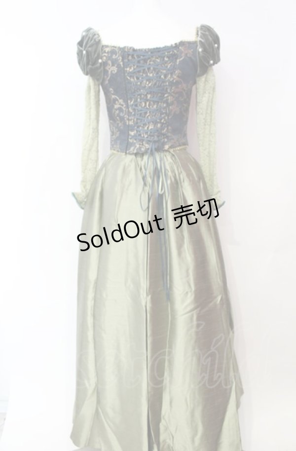 画像4: Secret Honey / Library Dress (Beauty and the Beast ver.) 2 グリーン O-25-08-05-029-CA-OP-YM-ZT451 (4)