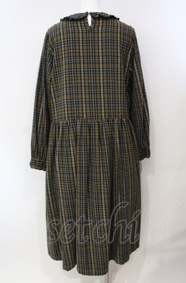 画像3: PINK HOUSE / チェックワンピース  グリーン系 O-25-08-05-033-LO-OP-OW-ZT43 (3)