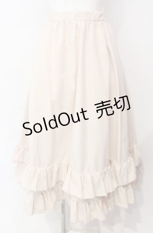 画像: FLC / 皆方由衣コラボティアードスカート M ベージュ O-25-08-05-035-LO-SK-OW-OS