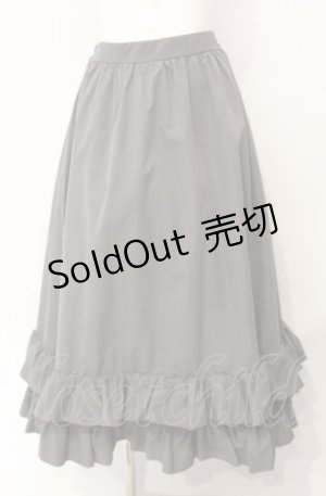 画像: FLC / 皆方由衣コラボティアードスカート M グレー O-25-08-05-036-LO-SK-OW-OS