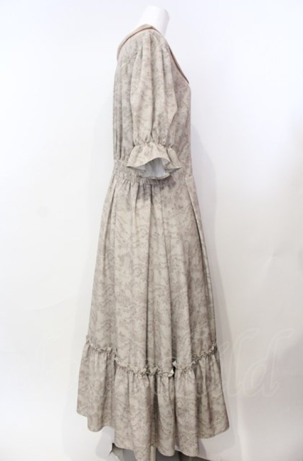 m petit by misako トワルドジュイ柄ロングワンピース m♡petit by misako 大きいサイズ】トワルドジュイ柄