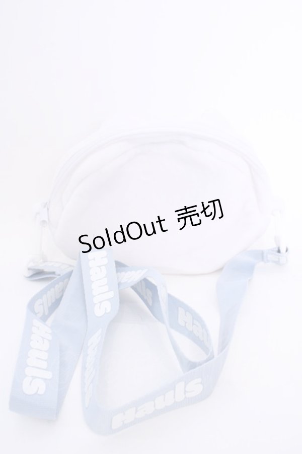 画像2: Hauls / ヤニ吉ぬいショルダーバック  シロ×サックス O-25-08-05-1001-LO-BG-IG-ZT450 (2)