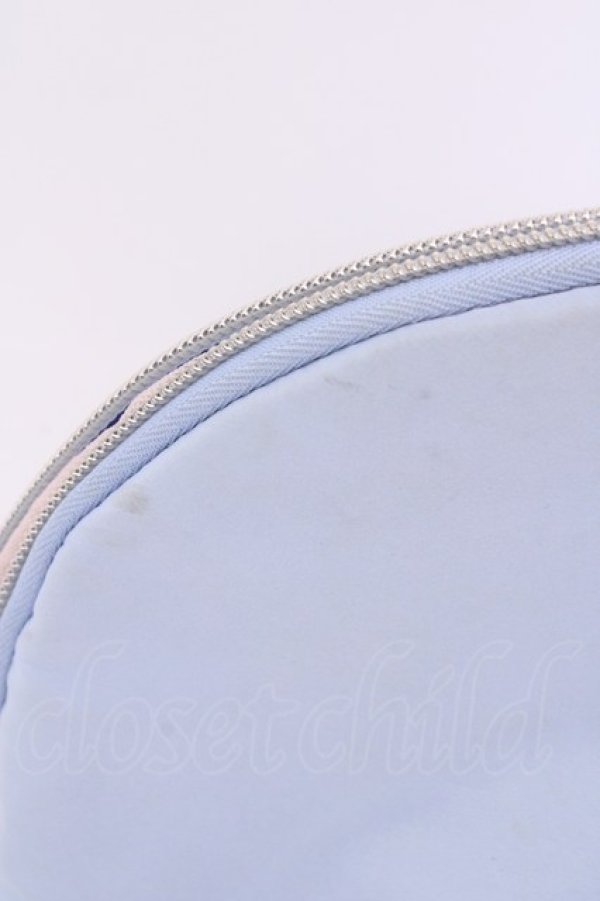 画像4: m petit by misako / NINA’Sコラボポーチ  サックス O-25-08-05-1005-LO-ZA-IG-ZT450 (4)