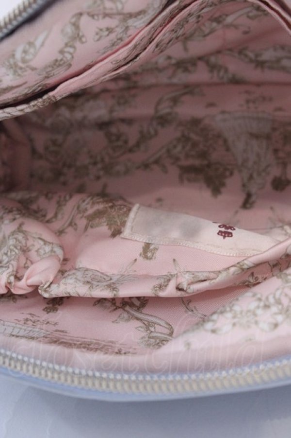 画像5: m petit by misako / NINA’Sコラボポーチ  サックス O-25-08-05-1005-LO-ZA-IG-ZT450 (5)