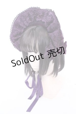 画像: axes femme kawaii / ベルベットドールハーフボンネット  パープル O-25-08-05-1007-AX-AC-IG-ZT450