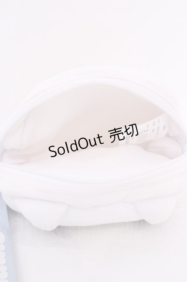 画像3: Hauls / ヤニ吉ぬいショルダーバック  シロ×サックス O-25-08-05-1001-LO-BG-IG-ZT450 (3)