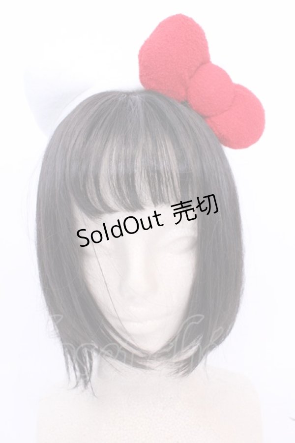 画像1: サンリオ / ハローキティ カチューシャ  シロ×アカ O-25-08-05-1011-EL-AC-IG-ZT450 (1)