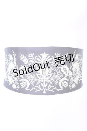 画像: AXES-X / 刺繍帯ベルト  ブラック×イエロー O-25-08-05-1012-AX-ZA-IG-ZT450