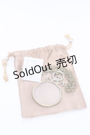 画像: axes femme / クラシックルーペネックレス  アンティークゴールド O-25-08-05-1014-AX-AC-IG-OS