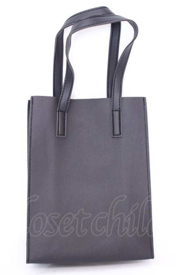 画像4: AXES-X / 合皮トートバッグ  クロ O-25-08-05-1002-AX-BG-IG-ZT286 (4)