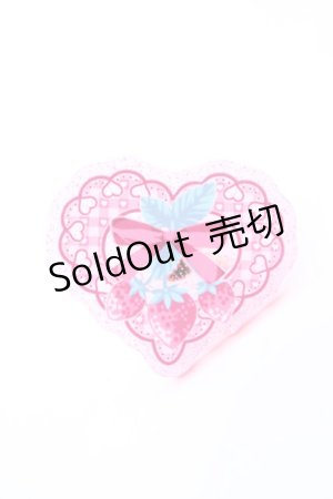 画像: へきせんはうす / いちごハートリング  ピンク系 O-25-08-05-1025-AX-AC-IG-OS