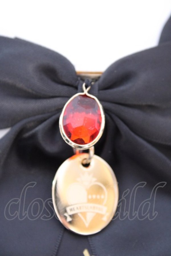 画像2: Ank Rouge / 『ディズニー ツイステッドワンダーランド』/ハーツラビュル/リボンバレッタ  クロ×アカ O-25-08-05-1028-CA-AC-IG-ZT450 (2)