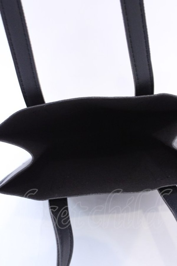 画像5: AXES-X / 合皮トートバッグ  クロ O-25-08-05-1002-AX-BG-IG-ZT286 (5)