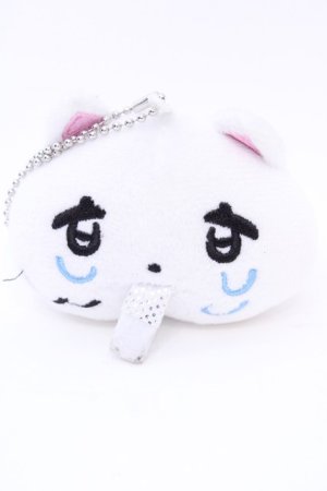 画像: Hauls / ヤニ吉の、お顔キーホルダー  シロ×サックス O-25-08-05-1032-LO-ZA-IG-OS