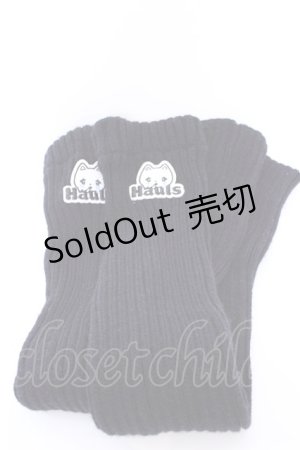 画像: Hauls / 手も足も使えるやんけ！レッグウォーマー  クロ O-25-08-05-1033-LO-ZA-IG-OS