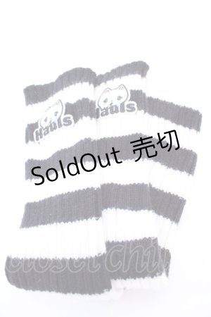 画像: Hauls / 手も足も使えるやんけ！レッグウォーマー  ボーダー O-25-08-05-1034-LO-ZA-IG-ZT450