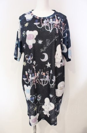 画像: Royal Princess Alice / スペイシープリンセス beco+81コラボ 第2段 Tシャツ  クロ系 O-25-08-05-061-LO-TO-IG-OS
