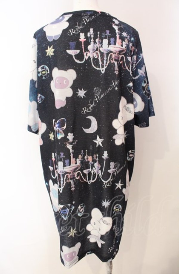 画像3: Royal Princess Alice / スペイシープリンセス beco+81コラボ 第2段 Tシャツ  クロ系 O-25-08-05-061-LO-TO-IG-OS (3)