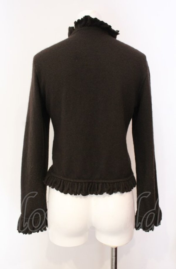 画像3: Victorian maiden / アンゴラニットボレロカーディガン  ブラウン O-25-08-05-008-CL-TO-YM-OS (3)