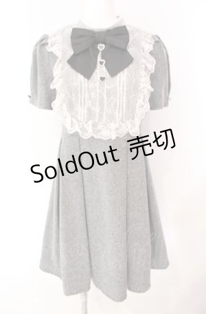 画像: Secret Honey / レースヨークワンピース  グレー O-25-08-05-081-CA-OP-IG-OS