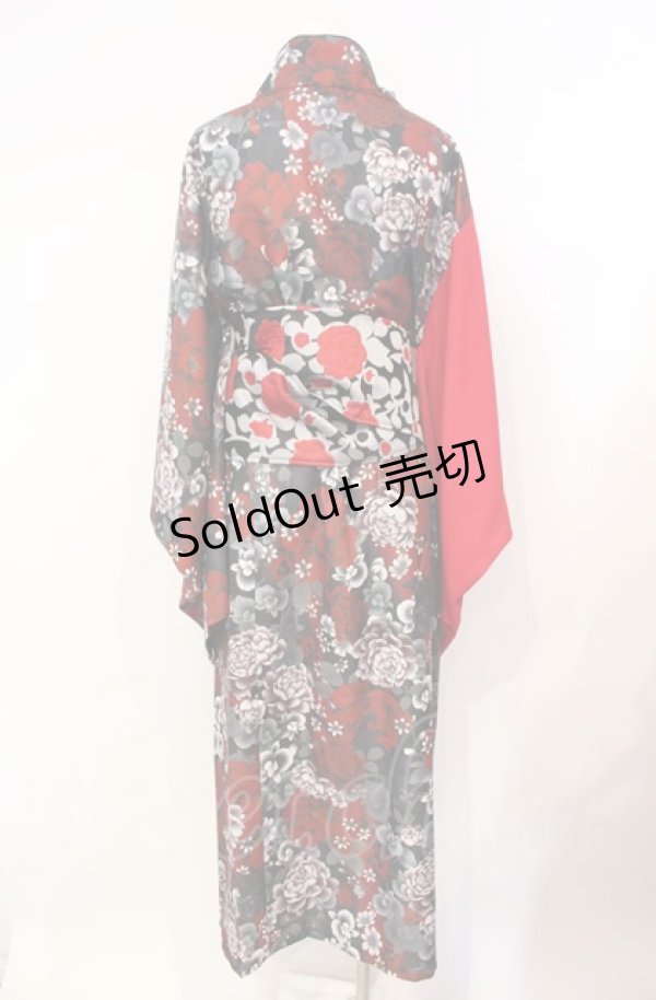 画像3: 【SALE】Qutie Frash / 2025 浴衣3点SET  レッド O-25-08-05-019-QU-OP-IG-ZT0105V (3)