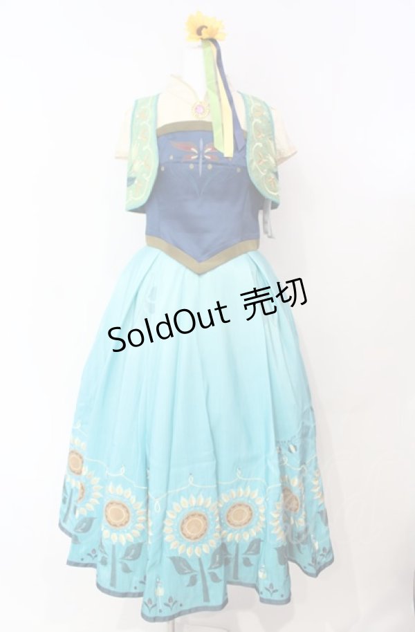 画像1: Secret Honey / Surprise Dress(frozen fever・Elsa ver ドレスセット 2 グリーンｘアイボリー O-25-08-05-024-CA-OP-YM-OS (1)