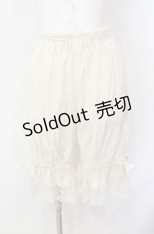 画像: metamorphose / ラッセルレースドロワーズ  生成り O-25-08-05-003-ME-PA-IG-OS