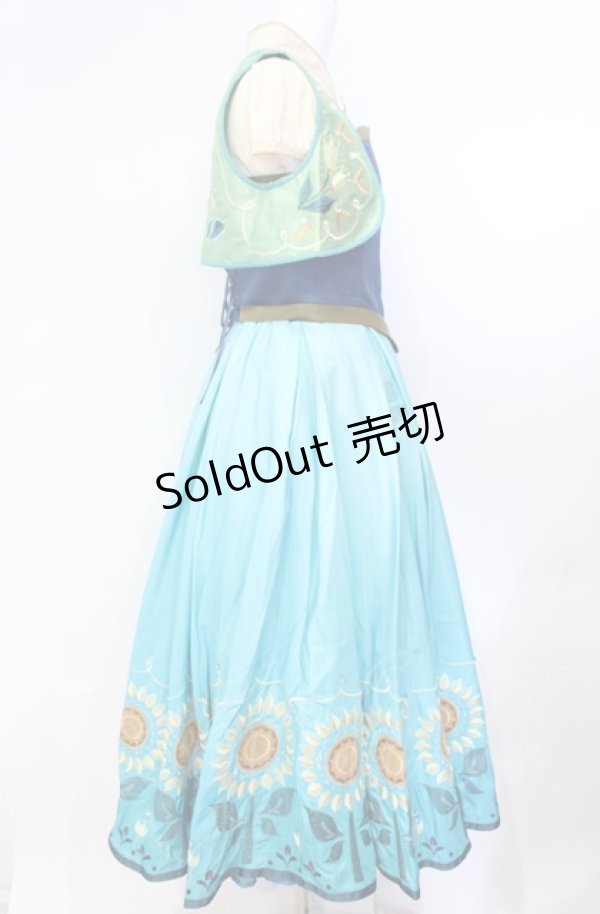 画像5: Secret Honey / Surprise Dress(frozen fever・Elsa ver ドレスセット 2 グリーンｘアイボリー O-25-08-05-024-CA-OP-YM-OS (5)